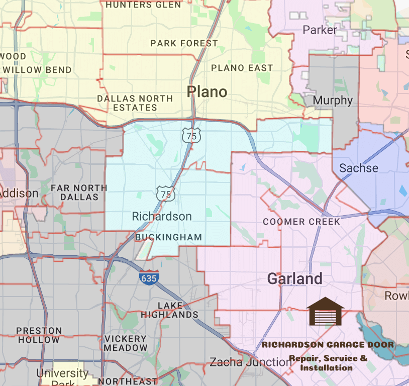 richardson-texas-city-map